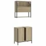 Sonoma oak plywood 2-piece bathroom furniture set by , Bathroom furniture - Ref: Foro24-3214661, Price: 114,91 €, Discount: %