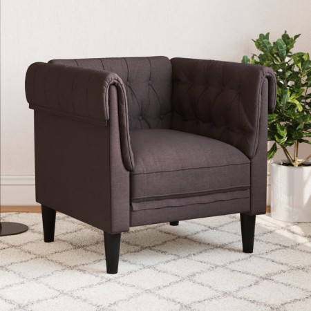 Dunkelbrauner Chesterfield-Sessel aus Stoff von , Sofas - Ref: Foro24-372541, Preis: 164,80 €, Rabatt: %