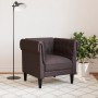 Dunkelbrauner Chesterfield-Sessel aus Stoff von , Sofas - Ref: Foro24-372541, Preis: 164,80 €, Rabatt: %