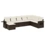 8-piece garden sofa set and brown synthetic rattan cushions by , Garden sets - Ref: Foro24-3220562, Price: 521,92 €, Discount: %