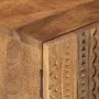 Solid mango wood and iron bedside table 40x30x50 cm by , Nightstands - Ref: Foro24-371994, Price: 76,24 €, Discount: %