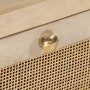 Nachttisch aus massivem Mangoholz und Eisen, 40 x 30 x 50 cm von , Nachttische - Ref: Foro24-372019, Preis: 153,14 €, Rabatt: %