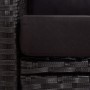 2-seater garden sofa with black synthetic rattan cushions 124 cm by vidaXL, Outdoor sofas - Ref: Foro24-46155, Price: 263,09 ...
