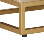 TV cabinet solid mango wood and iron 110x30x40 cm by , CD and DVD storage - Ref: Foro24-372012, Price: 162,21 €, Discount: %