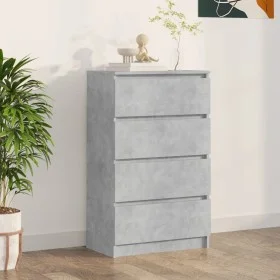 Aparador de madera contrachapada gris hormigón 60x35x98,5 cm de vidaXL, Aparadores - Ref: Foro24-800535, Precio: 90,50 €, Des...