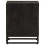 Mesita de noche madera maciza mango y hierro negro 40x30x50 cm de , Mesitas de noche - Ref: Foro24-372004, Precio: 82,50 €, D...