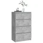 Aparador de madera contrachapada gris hormigón 60x35x98,5 cm de vidaXL, Aparadores - Ref: Foro24-800535, Precio: 90,50 €, Des...