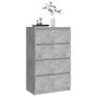 Aparador de madera contrachapada gris hormigón 60x35x98,5 cm de vidaXL, Aparadores - Ref: Foro24-800535, Precio: 94,94 €, Des...