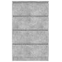 Aparador de madera contrachapada gris hormigón 60x35x98,5 cm de vidaXL, Aparadores - Ref: Foro24-800535, Precio: 94,94 €, Des...