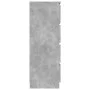Aparador de madera contrachapada gris hormigón 60x35x98,5 cm de vidaXL, Aparadores - Ref: Foro24-800535, Precio: 90,50 €, Des...