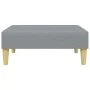 2-seater sofa bed with pillows and stool in light gray fabric by , Sofas - Ref: Foro24-3216258, Price: 363,59 €, Discount: %