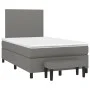 Box spring bed with dark gray fabric mattress 120x190 cm by , Beds and slatted bases - Ref: Foro24-3270342, Price: 444,00 €, ...