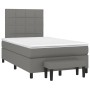 Box spring bed with dark gray fabric mattress 120x190 cm by , Beds and slatted bases - Ref: Foro24-3270356, Price: 427,78 €, ...