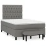 Cama box spring con colchón tela gris oscuro 120x190 cm de , Camas y somieres - Ref: Foro24-3270377, Precio: 451,09 €, Descue...