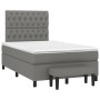 Box spring bed with dark gray fabric mattress 120x190 cm by , Beds and slatted bases - Ref: Foro24-3270377, Price: 431,51 €, ...