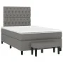 Box spring bed with dark gray fabric mattress 120x190 cm by , Beds and slatted bases - Ref: Foro24-3270377, Price: 447,34 €, ...