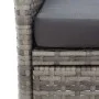 Garden bench 2 seats with gray synthetic rattan table 143 cm by vidaXL, garden benches - Ref: Foro24-46147, Price: 181,97 €, ...