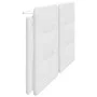 White synthetic leather padded bed headboard 200 cm by , Headboards and footboards - Ref: Foro24-374884, Price: 58,59 €, Disc...