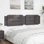 Gepolstertes Bettkopfteil aus grauem Kunstleder, 200 cm von , Kopf- und Fußteile - Ref: Foro24-374886, Preis: 49,55 €, Rabatt: %