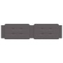 Cabecero de cama acolchado cuero sintético gris 200 cm de , Cabeceros y pies de cama - Ref: Foro24-374886, Precio: 51,09 €