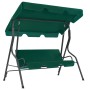 Gartenschaukelbank aus grünem Stoff 170x110x153 cm von vidaXL, Gartenwippen - Ref: Foro24-48556, Preis: 165,77 €, Rabatt: %