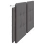Gepolstertes Bettkopfteil aus grauem Kunstleder, 200 cm von , Kopf- und Fußteile - Ref: Foro24-374886, Preis: 51,09 €, Rabatt: %