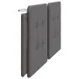 Gepolstertes Bettkopfteil aus grauem Kunstleder, 200 cm von , Kopf- und Fußteile - Ref: Foro24-374886, Preis: 49,55 €, Rabatt: %