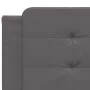 Gepolstertes Bettkopfteil aus grauem Kunstleder, 200 cm von , Kopf- und Fußteile - Ref: Foro24-374886, Preis: 49,55 €, Rabatt: %