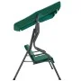 Garden swing bench green fabric 170x110x153 cm by vidaXL, Garden rockers - Ref: Foro24-48556, Price: 163,02 €, Discount: %