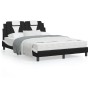 Bett mit schwarz-weißer Kunstledermatratze 120x200 cm von , Betten und Lattenroste - Ref: Foro24-3208787, Preis: 381,78 €, Ra...