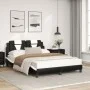 Bed with black and white synthetic leather mattress 120x200 cm by , Beds and slatted bases - Ref: Foro24-3208787, Price: 312,...