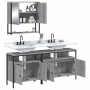 3-teiliges Badezimmermöbelset aus grauem Sonoma-Sperrholz von , Badezimmermöbel - Ref: Foro24-3214668, Preis: 173,04 €, Rabat...