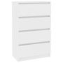 Aparador de madera contrachapada blanco 60x35x98,5 cm de vidaXL, Aparadores - Ref: Foro24-800531, Precio: 100,74 €, Descuento: %