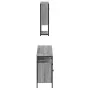 Sonoma gray plywood 3-piece bathroom furniture set by , Bathroom furniture - Ref: Foro24-3214668, Price: 170,42 €, Discount: %