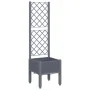 Pflanzgefäß mit grauem PP-Gitter 40x40x142 cm von , Töpfe und Pflanzgefäße - Ref: Foro24-367916, Preis: 55,87 €, Rabatt: %