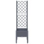 Pflanzgefäß mit grauem PP-Gitter 40x40x142 cm von , Töpfe und Pflanzgefäße - Ref: Foro24-367916, Preis: 56,66 €, Rabatt: %