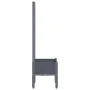 Planter with gray PP trellis 40x40x142 cm by , Pots and planters - Ref: Foro24-367916, Price: 55,87 €, Discount: %