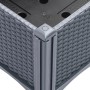 Pflanzgefäß mit grauem PP-Gitter 40x40x142 cm von , Töpfe und Pflanzgefäße - Ref: Foro24-367916, Preis: 56,66 €, Rabatt: %