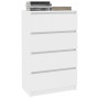 Aparador de madera contrachapada blanco 60x35x98,5 cm de vidaXL, Aparadores - Ref: Foro24-800531, Precio: 100,74 €, Descuento: %