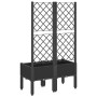 Pflanzgefäß mit schwarzem PP-Gitter 80x40x142 cm von , Töpfe und Pflanzgefäße - Ref: Foro24-367923, Preis: 87,00 €, Rabatt: %