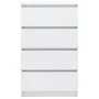 Glossy white plywood sideboard 60x35x98.5 cm by vidaXL, Sideboards - Ref: Foro24-800537, Price: 122,97 €, Discount: %
