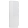 Hochglanzweißes Sperrholz-Sideboard 60x35x98,5 cm von vidaXL, Sideboards - Ref: Foro24-800537, Preis: 125,91 €, Rabatt: %