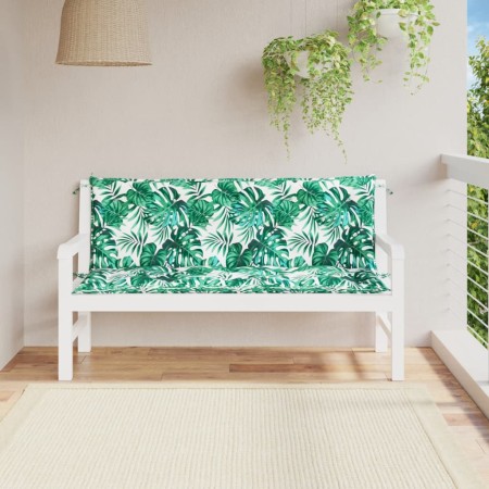 Gartenbankkissen 2 Stk. Stoffblattdruck 150x50x7 cm von , Kissen für Stühle und Sofas - Ref: Foro24-379077, Preis: 62,15 €, R...