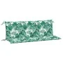 Gartenbankkissen 2 Stk. Stoffblattdruck 150x50x7 cm von , Kissen für Stühle und Sofas - Ref: Foro24-379077, Preis: 53,13 €, R...