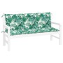 Gartenbankkissen 2 Stk. Stoffblattdruck 150x50x7 cm von , Kissen für Stühle und Sofas - Ref: Foro24-379077, Preis: 62,15 €, R...