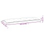 Gartenbankkissen 2 Stk. Stoffblattdruck 150x50x7 cm von , Kissen für Stühle und Sofas - Ref: Foro24-379077, Preis: 62,15 €, R...