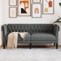 Chesterfield 2 seater sofa dark gray fabric by , Sofas - Ref: Foro24-372548, Price: 257,02 €, Discount: %