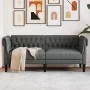 Chesterfield 2 seater sofa dark gray fabric by , Sofas - Ref: Foro24-372548, Price: 250,11 €, Discount: %