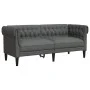 Chesterfield 2 seater sofa dark gray fabric by , Sofas - Ref: Foro24-372548, Price: 250,11 €, Discount: %