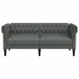 Chesterfield 2 seater sofa dark gray fabric by , Sofas - Ref: Foro24-372548, Price: 250,11 €, Discount: %
